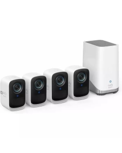 Kit supraveghere video eufyCam 3C S300, 4K Ultra HD, BionicMind™, Nightvision, Homebase 3 + 4 camere video eufyCam 3C