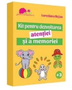 Kit pentru dezvoltarea atentiei si a memoriei - Loredana Bejan, editura Jucarii Vorbarete
