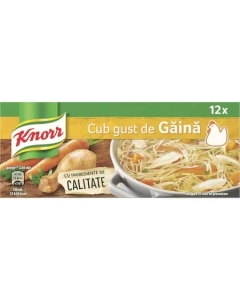 Knorr Cub Gust de gaina 12 bucati x 9g