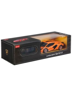 Masina cu telecomanda Lamborghini Sian portocaliu cu scara 1 la 24, Rastar