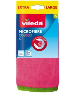 Lavete microfibra, 2 buc, Vileda - Colors XL