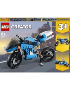 LEGO Creator 3 in 1 Super motocicleta 31114, 236 piese
