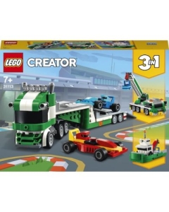 LEGO Creator 3 in 1 Transportor de masini de curse 31113, 328 piese