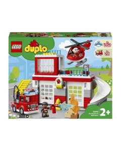 LEGO DUPLO. Statie de Pompieri si elicopter 10970, 117 piese
