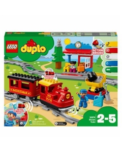 LEGO DUPLO Tren cu aburi 10874, 59 piese