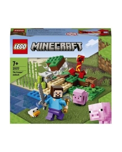 LEGO Minecraft Ambuscada Creeper-ului 21177, 72 piese