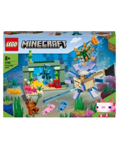 LEGO Minecraft Duelul cu Gardianul 21180, 255 piese
