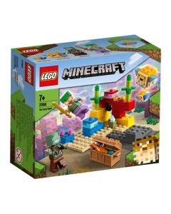 LEGO Minecraft Reciful de corali 21164, 92 piese LEGO Minecraft Lego