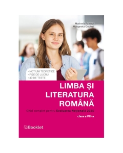 Limba romana. Ghid complet pentru Evaluarea Nationala 2023 clasa 8 - Marinela Pantazi, Margareta Onofrei Set Semestrul I + Semestrul II Clasa 8 Booklet grupdzc