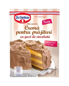 Mix pentru crema pentru prajituri cu gust de ciocolata Dr. Oetker , 155 gpe grupdzc.ro✅. Descopera gama copleta de produse la oferte speciale✅!