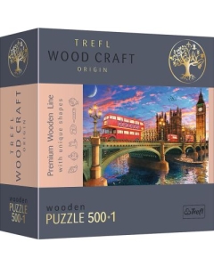 Puzzle din lemn obiectivele turistice din Londra 500+1 piese