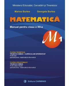 Manual de matematica pentru clasa XII-a, profil M1 - Marius Burtea