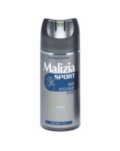 Deodorant Unisex Sport Energy, 150 ml, Malizia