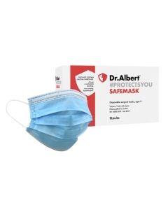 Masti medicale tip 2 albastre 50 buc, Dr. Albert - Safemask