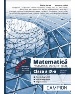 Matematica, probleme si exercitii, teste pentru clasa a IX-a. Profilul tehnic - Marius Burtea
