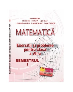 Matematica, exercitii si probleme pentru clasa a 7-a, semestrul 1, 2022 - Delia Schneider