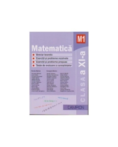 Matematica M1. Culegere de probleme pentru clasa a XI-a - Marius Burtea