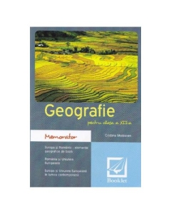 Memorator de geografie. Clasa 12 - Cristina Moldovan, editura Booklet