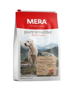 MERA Hrana Uscata Caini Pure Sensitive Fresh Meat Adult Medium/Maxi Vita si Cartof 12.5 kg