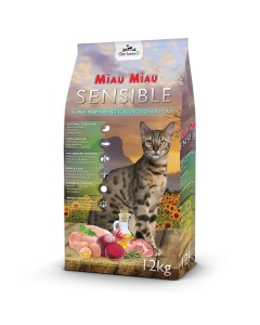 Miau Miau Hrana uscata pentru pisici Sensible, 12 kg
