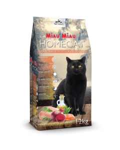 Miau Miau Hrana uscata pentru pisici Homecat, 12 kg
