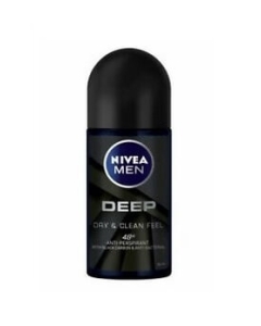 Nivea Deodorant Roll-on Deep Black Carbon, 50 ml