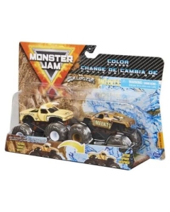 Monster Jam Set 2 Masinute Bulldozer si The Meents Color Change