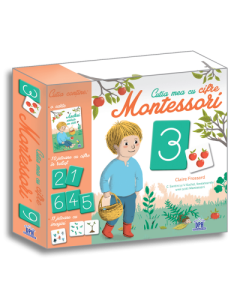 Montessori. Cutia mea cu cifre - Claire Frossard, Céline Santini, Vendula Kachel