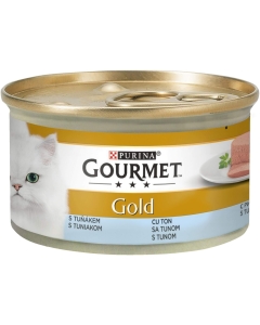Hrana umeda pentru pisici, Mousse cu Ton, conserva 85 g, Purina Gourmet Gold