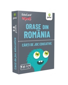 Orase din Romania. EduCard expert. Carti de joc educative
