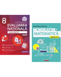 Pachet Evaluarea Nationala. Matematica 2024 clasa a 8-a - Gabriel Popa Marta Kasa