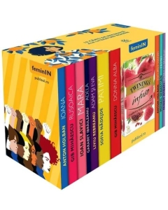 Pachet Colectia FeminIN - Set 10 Volume + Caseta de Colectie + Cadou cutie ceai Twinings