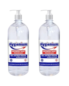 Pachet Hygienium Virucid Gel dezinfectant maini 1000 ml, avizat Ministerul Sanatatii, 2 buc