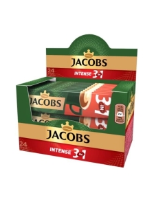 Pachet Jacobs Intense 3 in 1 Cafea instant, 17.5 g x 24 buc	