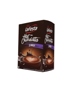 Pachet La festa Ciocolata calda neagra, 25g x 10 buc	