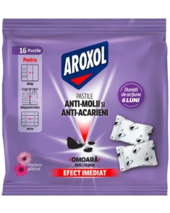 Pastile anti-molii si anti-acarieni, 16 buc, Aroxol