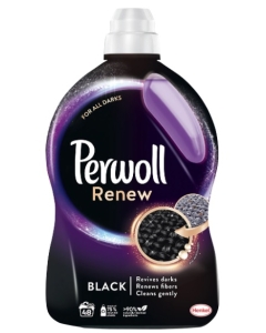 Detergent lichid pentru rufe, 48 spalari, 2.88 l, Perwoll Renew Black