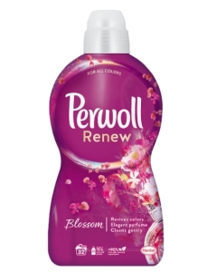 Detergent lichid pentru haine/rufe, Perwoll Renew Blossom, 32 spalari, 1.92 L