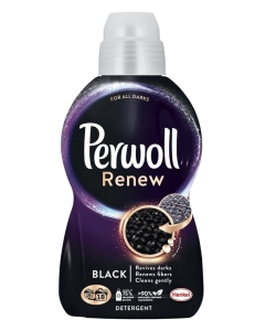 Detergent lichid pentru haine/rufe, Perwoll Renew Black, 18 spalari, 990 ml