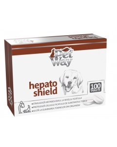 Supliment nutritiv pentru caini, 100 Tablete, Petway Hepato Shield