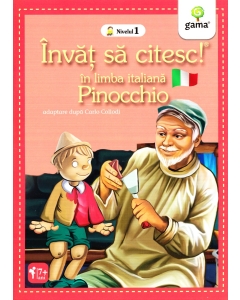 Invat sa citesc in limba italiana. Nivelul 1. Pinocchio