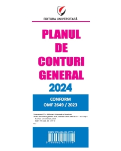 Planul de conturi general 2024. Conform OMF 2649 / 2023