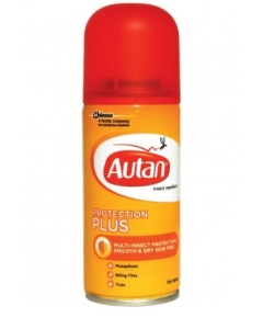 Autan Spray Repelent pentru Insecte ProtectionPlus Multi Insect, 100 ml