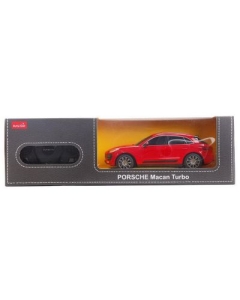 Masina cu telecomanda Porsche Macan Turbo rosu cu scara 1 la 24, Rastar