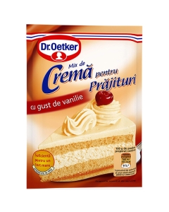 Crema pentru Prajituri cu gust de vanilie Dr. Oetker Mix, 50 gpe grupdzc.ro✅. Descopera gama copleta de produse la oferte speciale✅!