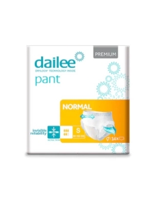 Dailee Premium Scutece tip chilot normal Marimea S (60-100 cm), 14 buc