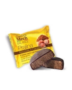 Pralina cu proteine, gust alune si cacao invelita in ciocolata, Gianluca Mech, 9 grame