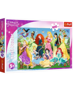 Puzzle Disney Princess intalniti printesa dulce, 100 piese