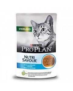 Hrana umeda pisici sterilizate terina cu Cod 85g, Purina Pro Plan- Nutri Savour