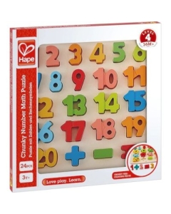 Puzzle Matematica Chunky, 24 piese, HAPE